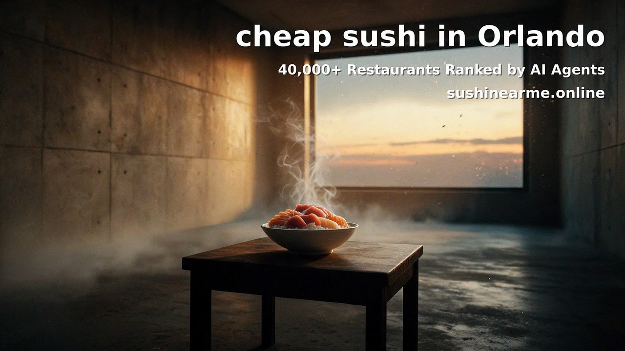 Your Search for cheap sushi in Orlando Became This Song | Chill Japanese Lo-Fi | SushiNearMe