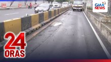 Ilang bahagi ng EDSA, lubak-lubak nang mabakbak ang bagong aspalto | 24 Oras