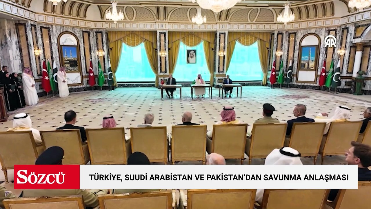 Türkiye, Suudi Arabistan ve Pakistan, Ortak Savunma Anlaşması imzaladı
