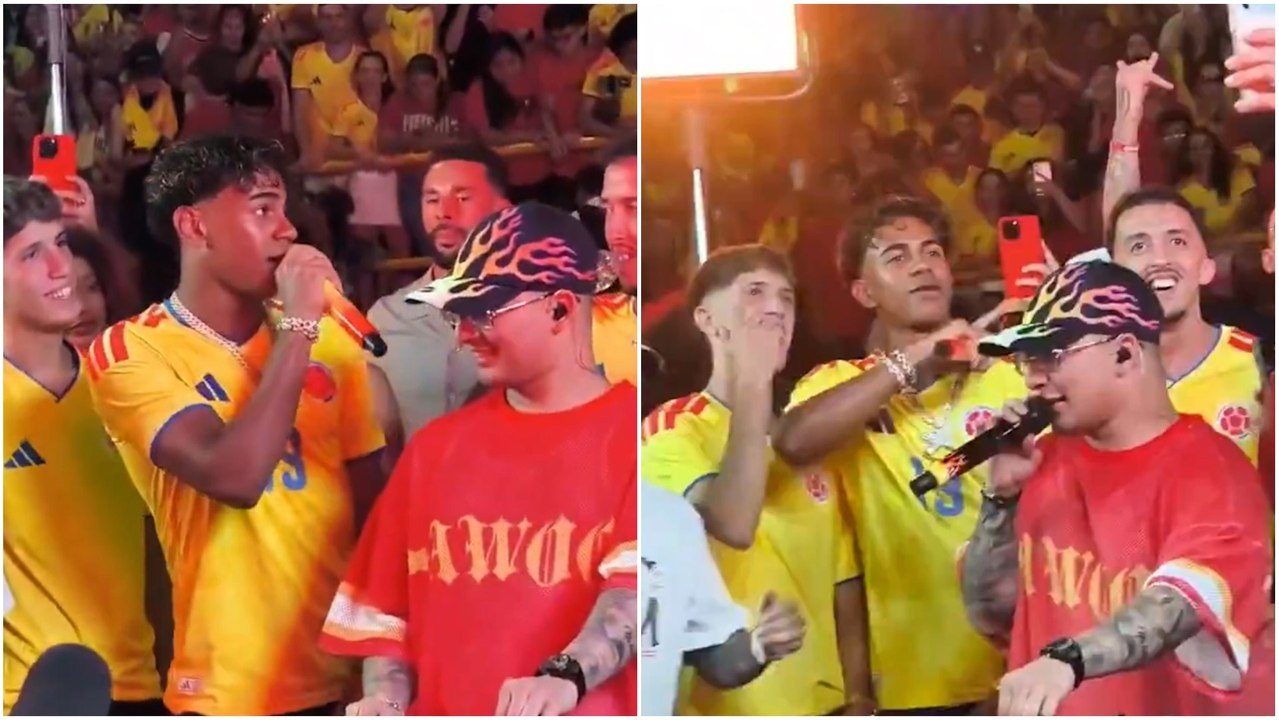 El campeón del mundo con España ha desatado la locura en la Comuna 13 de Medellín.