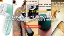 Don't Buy Electric Lint Removers Rechargeable Fabric Shavers Before Watching This! - HOMEFISH Lint Remover for Clothing ...
