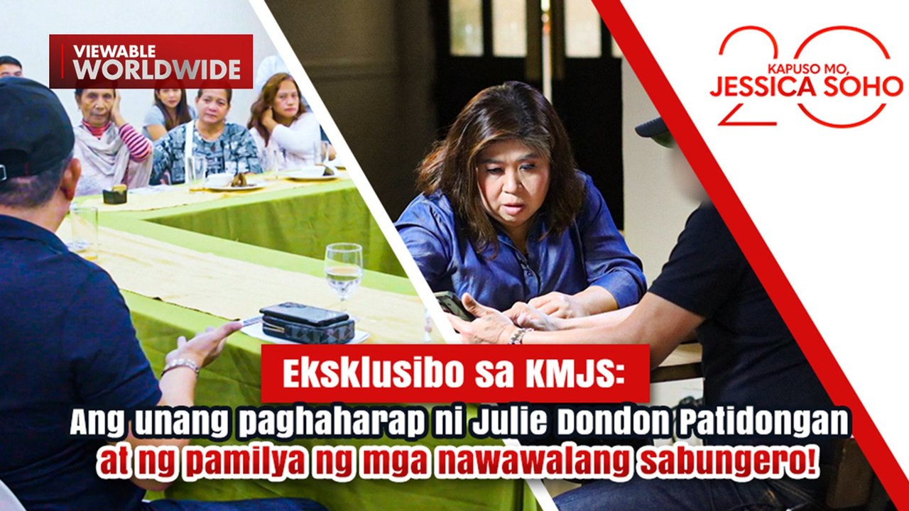 Paghaharap ni Dondon Patidongan at ng pamilya ng mga nawawalang sabungero! | Kapuso Mo, Jessica Soho