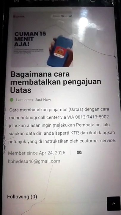 Cara menghubungi Call Center KrediOne