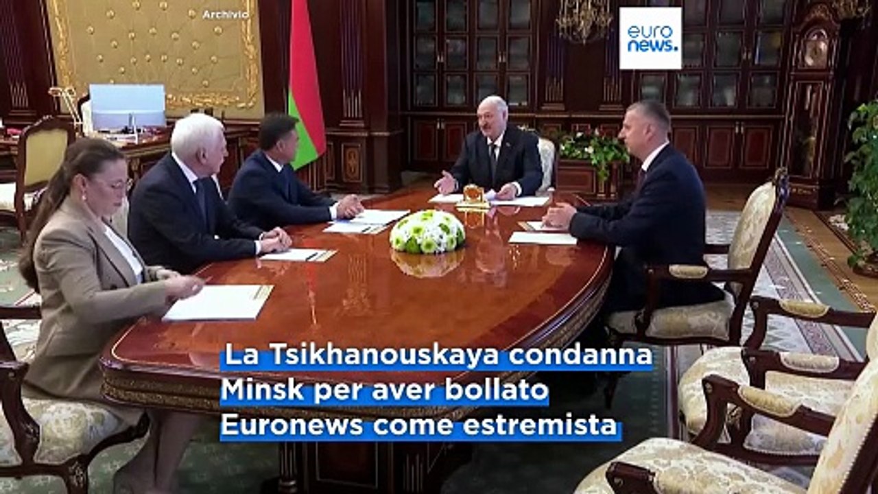 Tsikhanouskaya: il bando di Euronews in Bielorussia rende il pubblico bersaglio della repressione