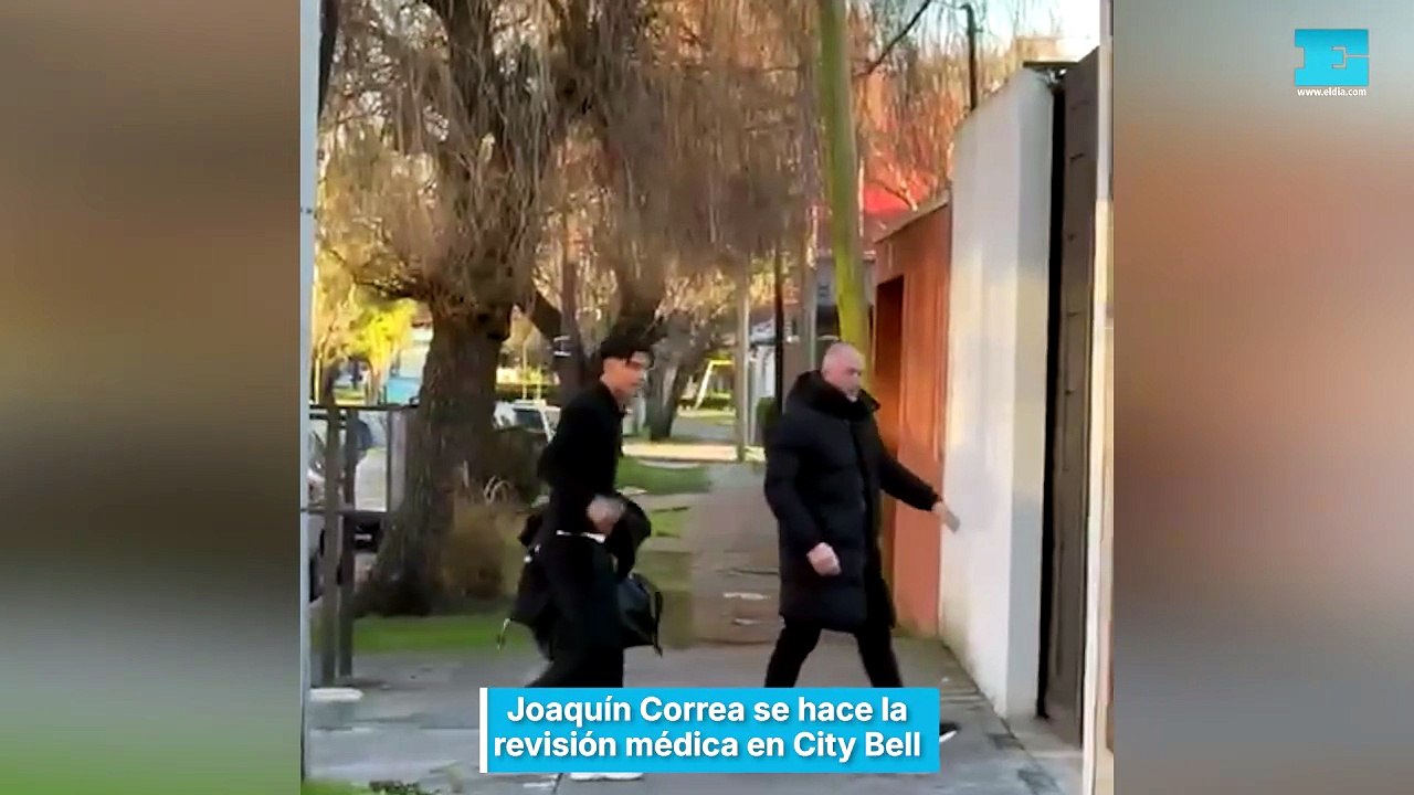 Joaquín Correa se hace la revisión médica en City Bell