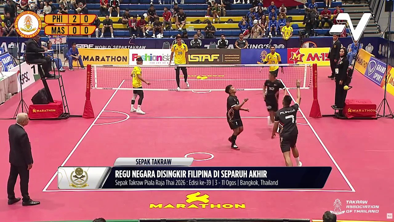 Regu negara disingkir Filipina di separuh akhir Piala Raja Thai