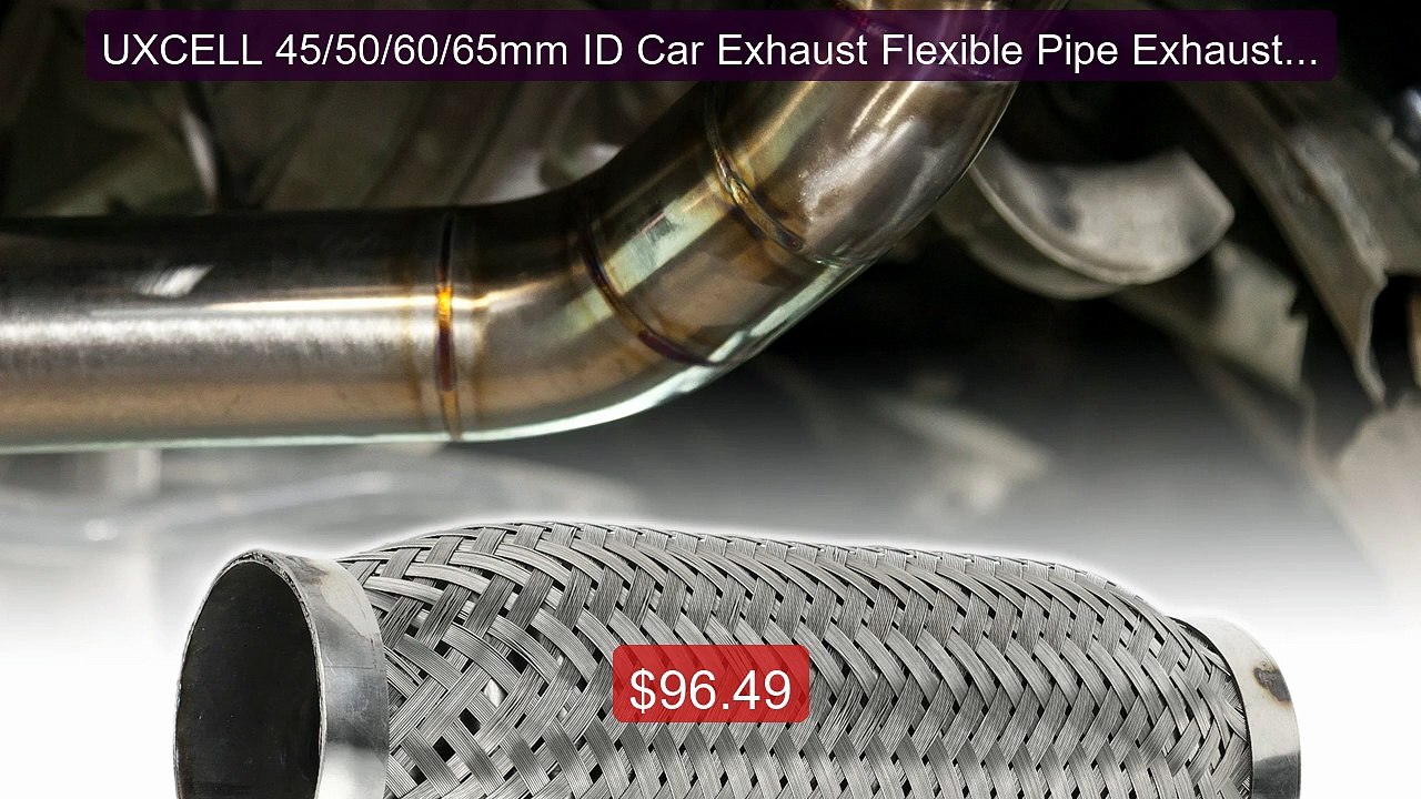 UXCELL 45/50/60/65mm ID Car Exhaust Flexible Pipe Exhaust Flex Con... -- Best Deal 2026 | Shop Now!