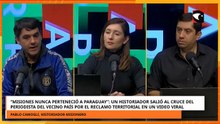 Pablo Camogli salió al cruce del periodista del vecino país por el reclamo territorial