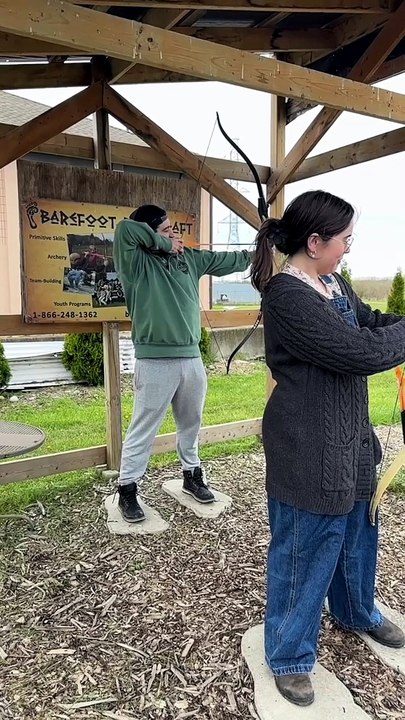 First-Time Archer Hits a Bullseye | Traditional Recurve Archery