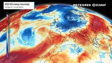 UK weather maps reveal battle between Atlantic low and European heat as London reaches 32°C