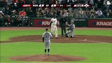 Barry Bonds bate el récord de jonrones con su cuadrangular número 756 | Turno al bate completo