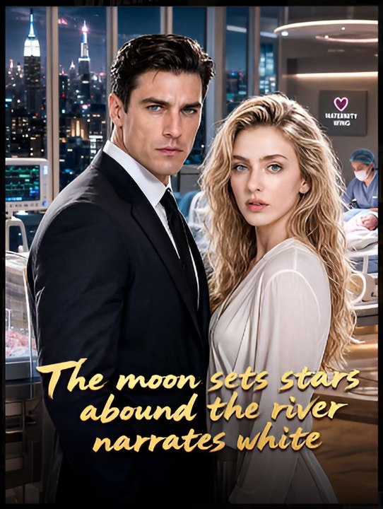 The Moon Sets Stars Abound The River Narrates White