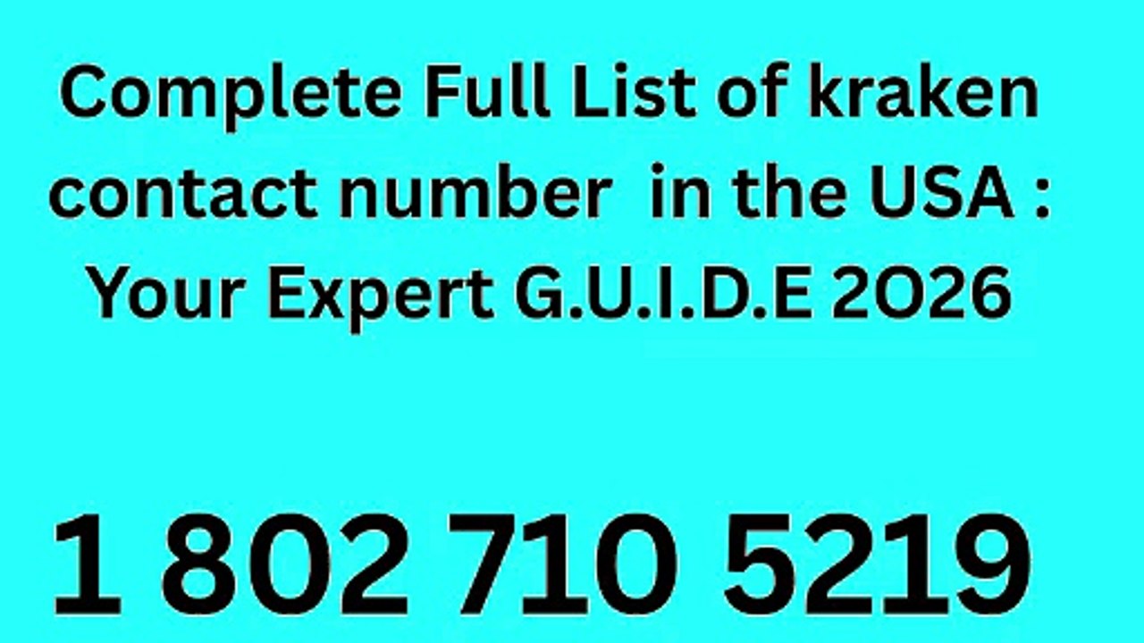 kraken contact number1 802 710 5219