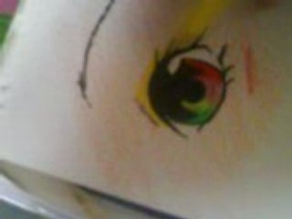 Coloration dessin oeil