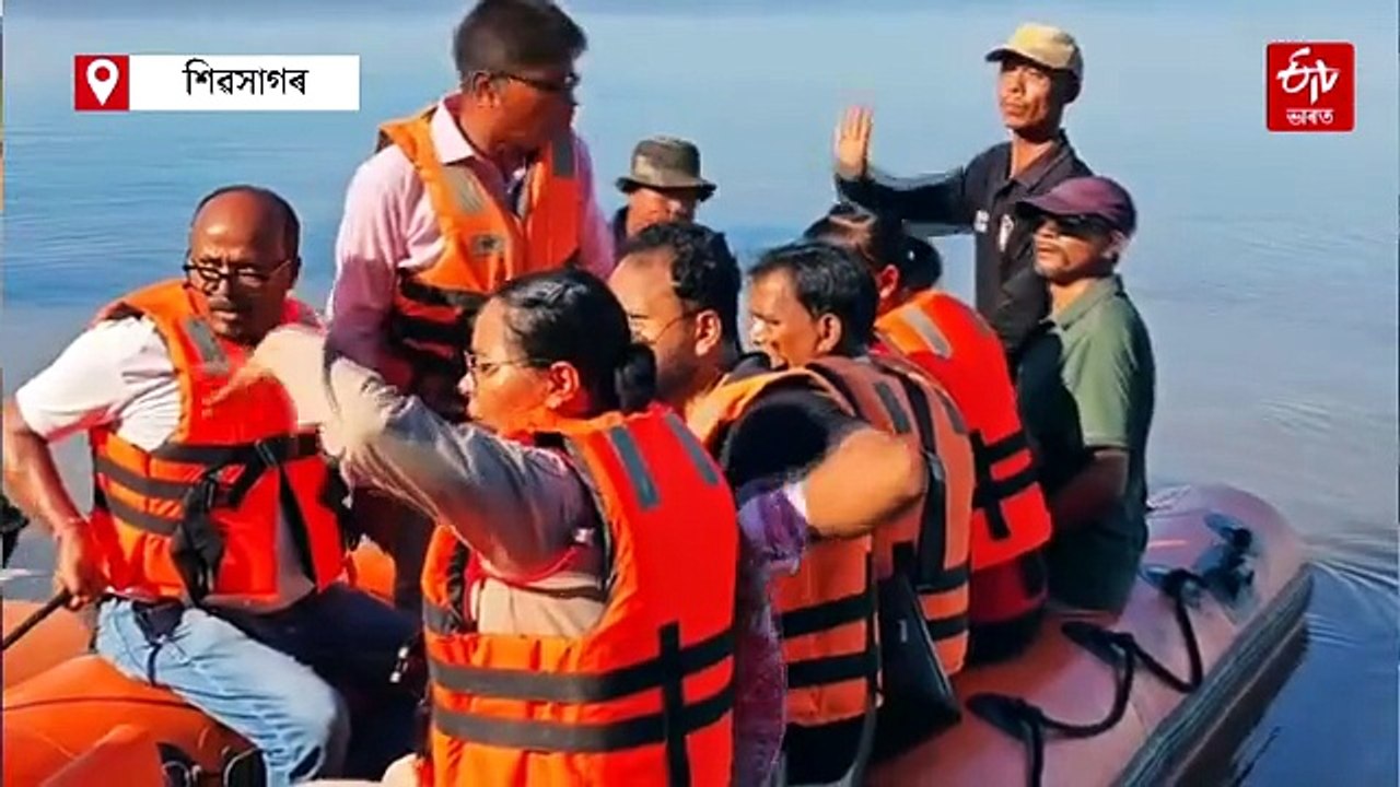 শিৱসাগৰৰ বন্যাৰ্তৰ কাষত লাভলীনা বৰগোঁহাই, বন্যাৰ্তৰ ক্ৰন্দনত ম্ৰিয়মান খেলুৱৈগৰাকী