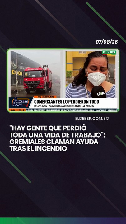 "Hay gente que perdió toda una vida de trabajo": gremiales claman ayuda tras el incendio