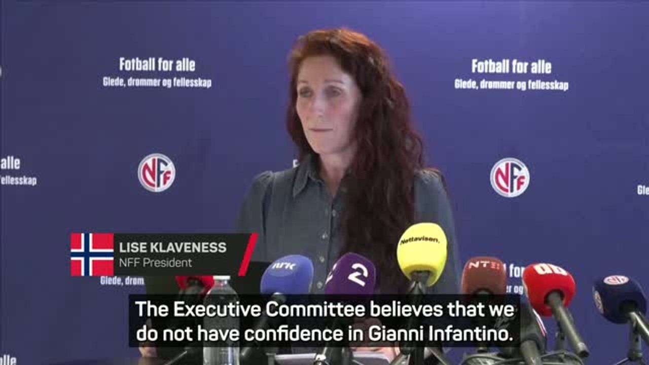 'No turning back' - Norway FA president calls for Infantino to resign