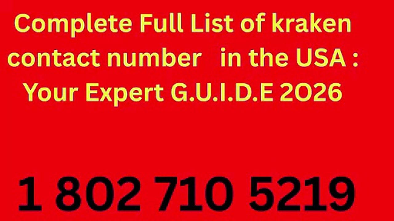 kraken contact number  (1)