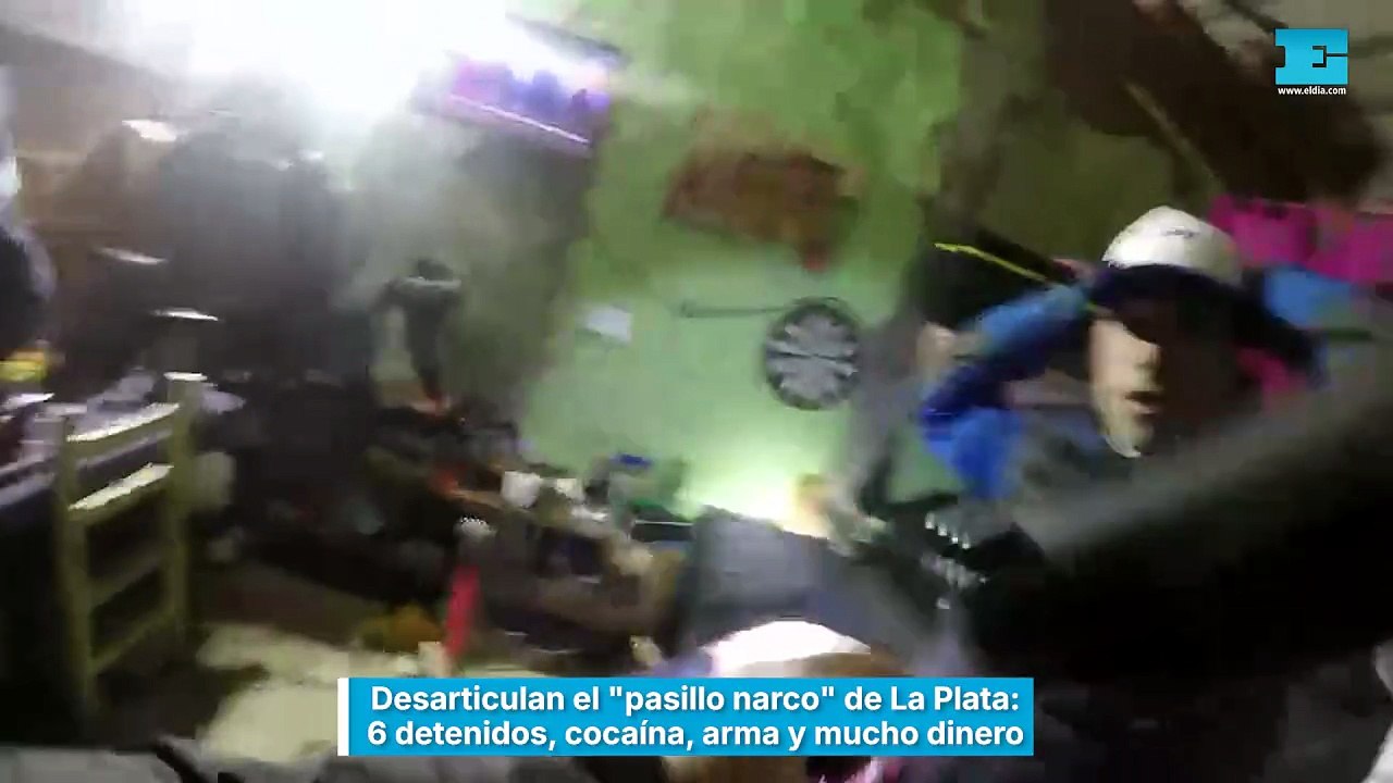 Desarticulan el "pasillo narco" de La Plata: 6 detenidos, cocaína, arma y mucho dinero