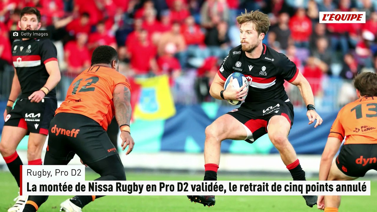 La montée de Nissa Rugby en Pro D2 validée, le...