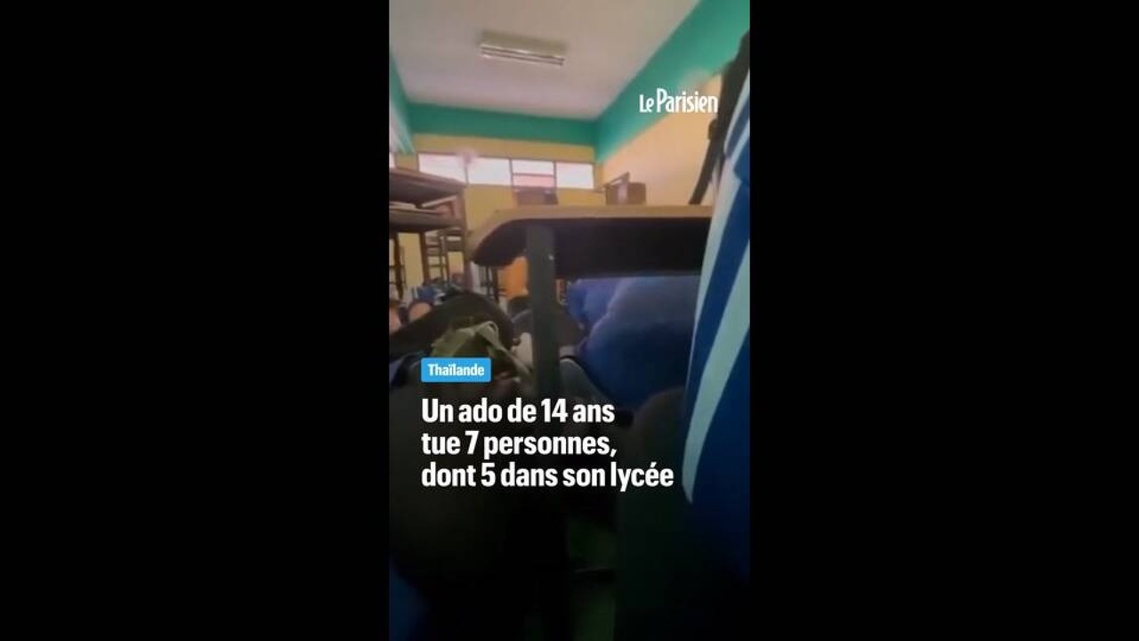 Thaïlande : un ado tue 7 personnes dont 5 dans son lycée