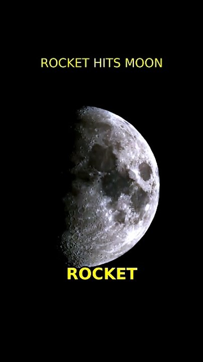 Rocket Hits Moon! 🤯