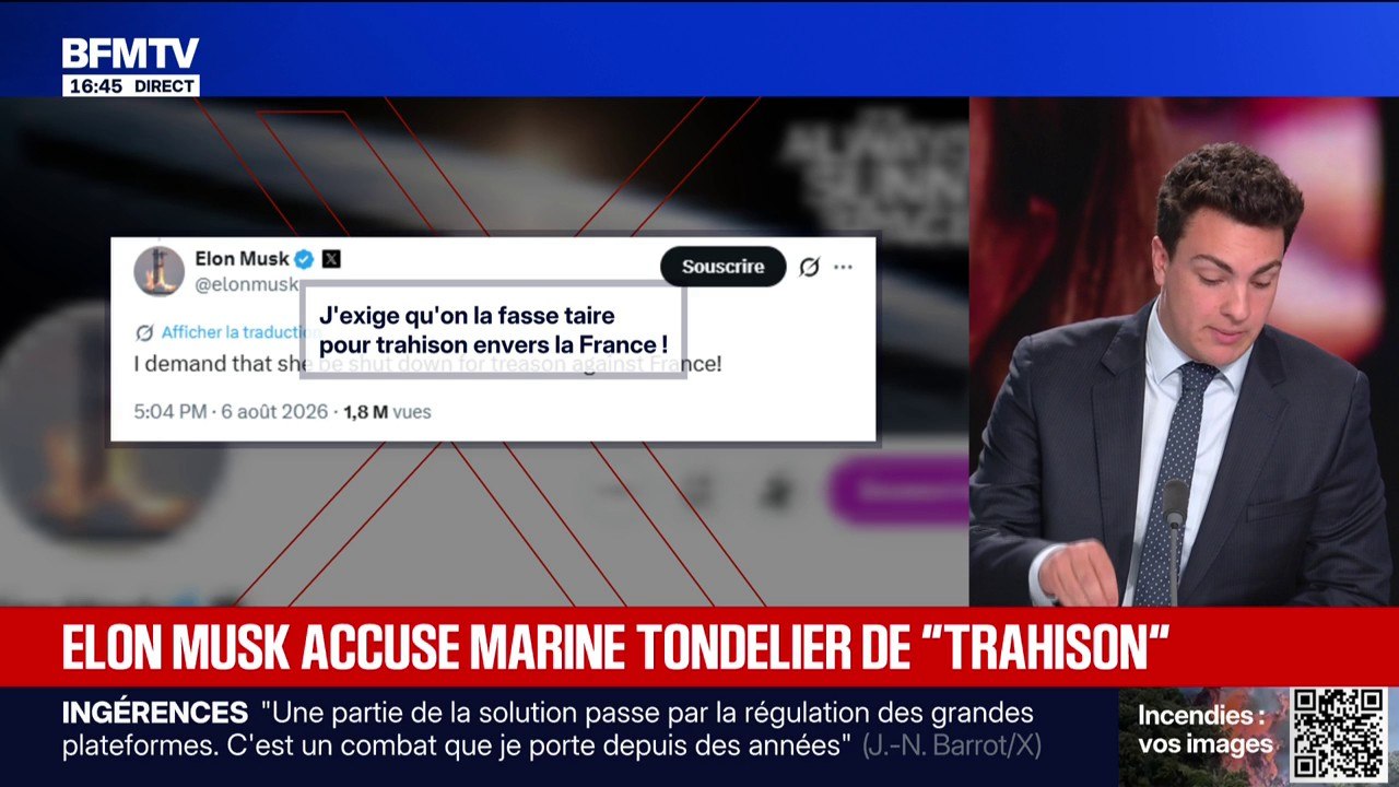 "La démocratie n'est pas à vendre": le clash inattendu entre Marine Tondelier et Elon Musk