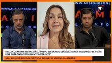 Nelli Guerrero respaldó el nuevo escenario legislativo en Misiones