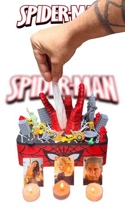 BOITE À MOUCHOIRS SPIDERMAN🕸️