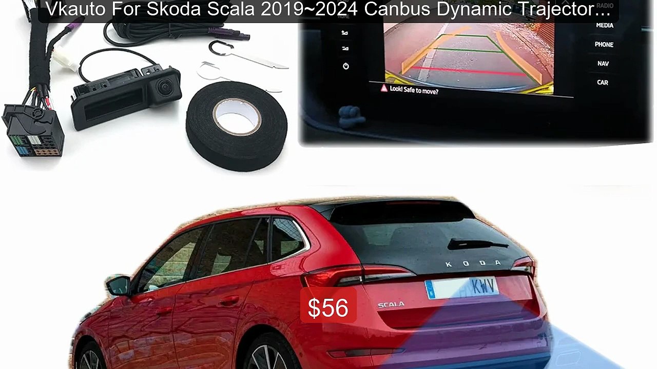 Vkauto For Skoda Scala 2019~2024 Canbus Dynamic Trajectory ... -- Top Pick 2026 | Unbeatable Price!
