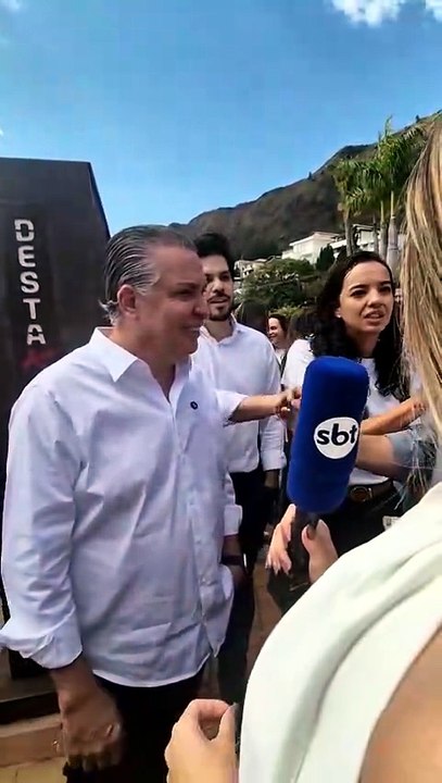 Entrevistas de Álvaro Damião na reinauguração da Praça do Papa