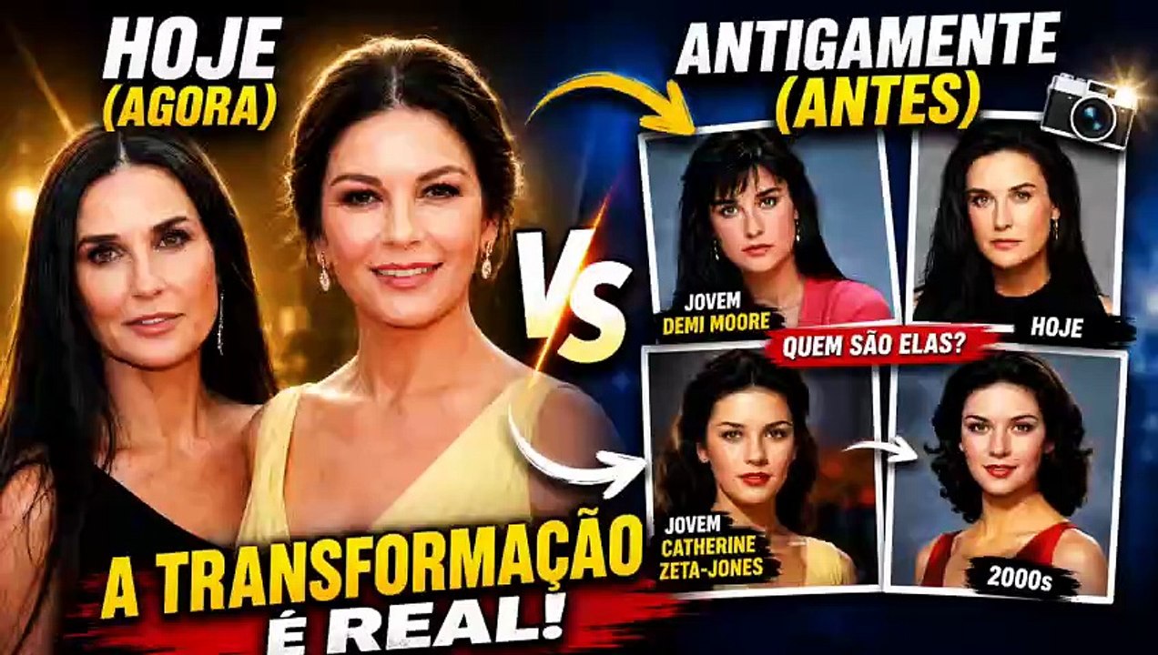 HOJE vs. ANTES: Como eram as Maiores Atrizes dos Anos 80 e 90?!?
