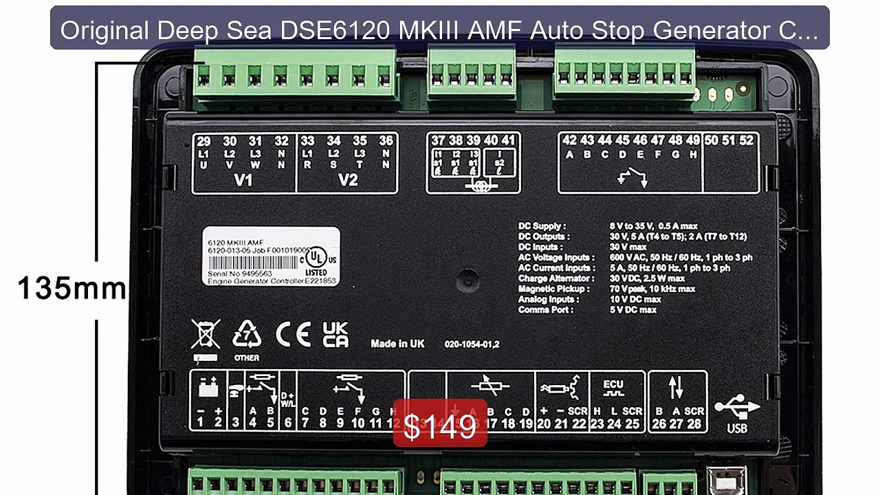 Original Deep Sea DSE6120 MKIII AMF Auto Stop Generator Con... -- Top Pick 2026 | Unbeatable Price!