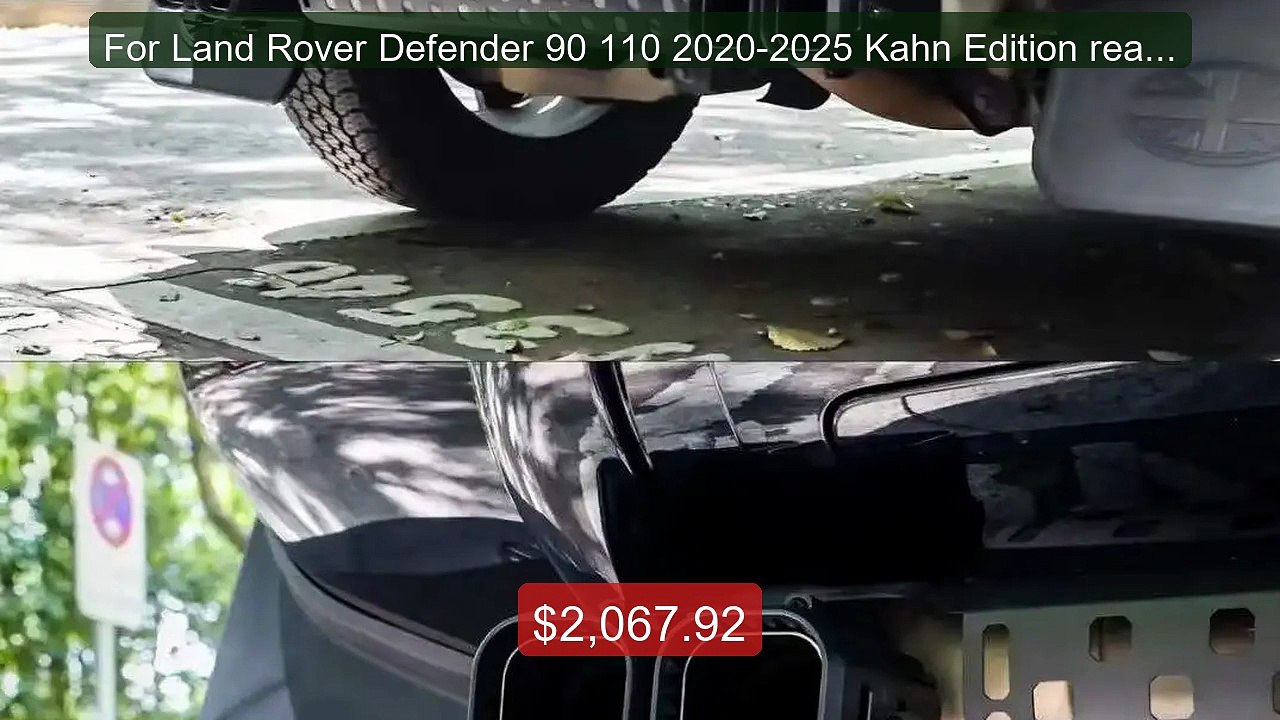 For Land Rover Defender 90 110 2020-2025 Kahn Edition rear exhaust... -- Best Deal 2026 | Shop Now!