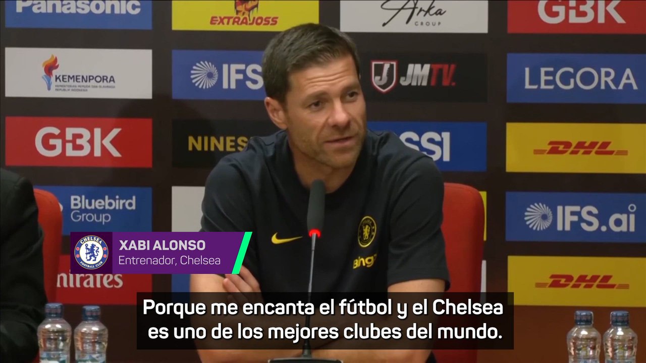 Xabi Alonso y su mensaje de amor al Chelsea que ha dado la vuelta al mundo