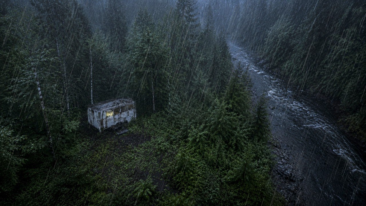 Storm Night Alone: Repairing My Base Camp After a Massive Storm