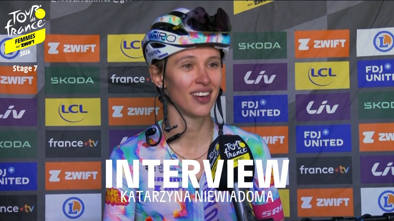 Tour de France Femmes avec Zwift 2026 - Stage 7 Post-race interview