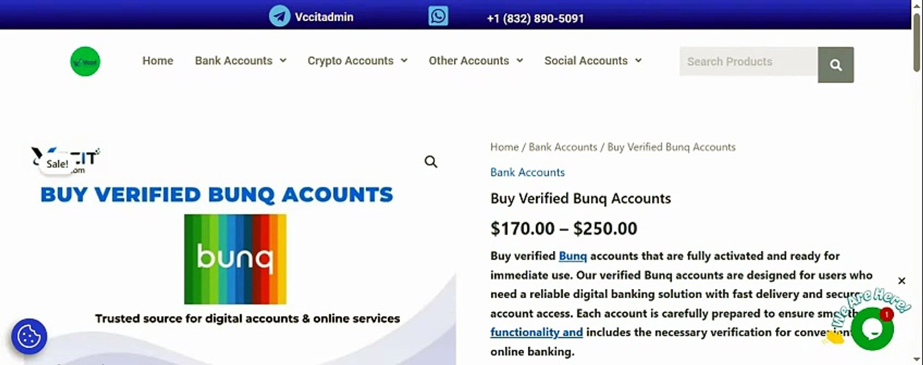 Buy BUNQ Account With Balance in the United States