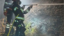 Monte Brione in fiamme, i vigili del fuoco al lavoro tutta la notte per contenere il rogo che ha devastato circa 500 metri quadrati di bosco