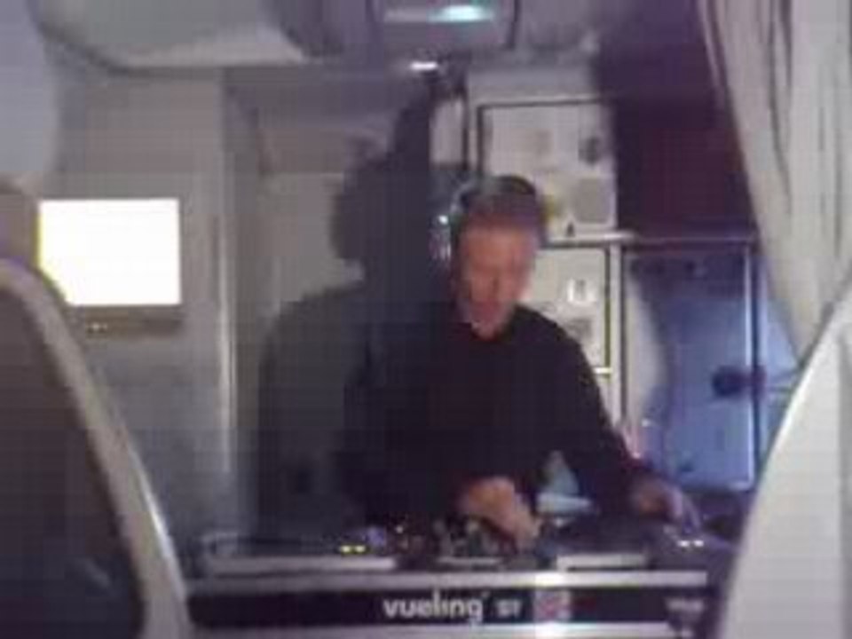 MTV Pulse Monegros Desert Festival 2008, dans l'avion...