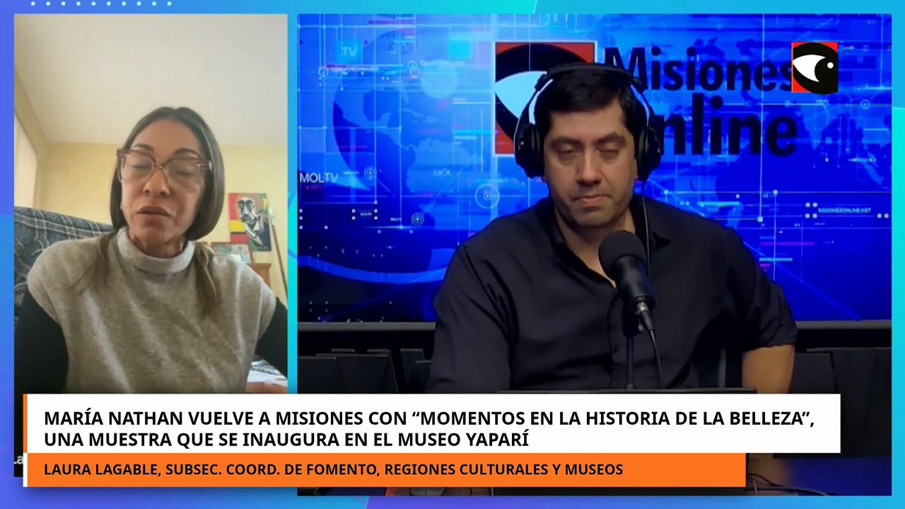 María Nathan vuelve a Misiones con “momentos en la historia de la belleza”, en el Museo Yaparí