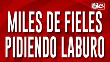 Conmovedora peregrinación por San cayetano: hay miles de fieles pidiendo laburo