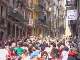 San Fermin Partying