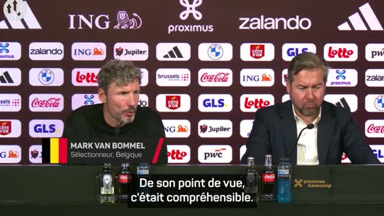 Belgique - Van Bommel laisse la porte ouverte à Courtois