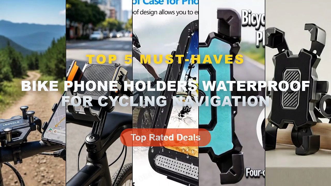 Cheap & Best Bike Phone Holders Waterproof For Cycling Navigation Unboxing & Review - Universal Waterproof Bicycle Phone...