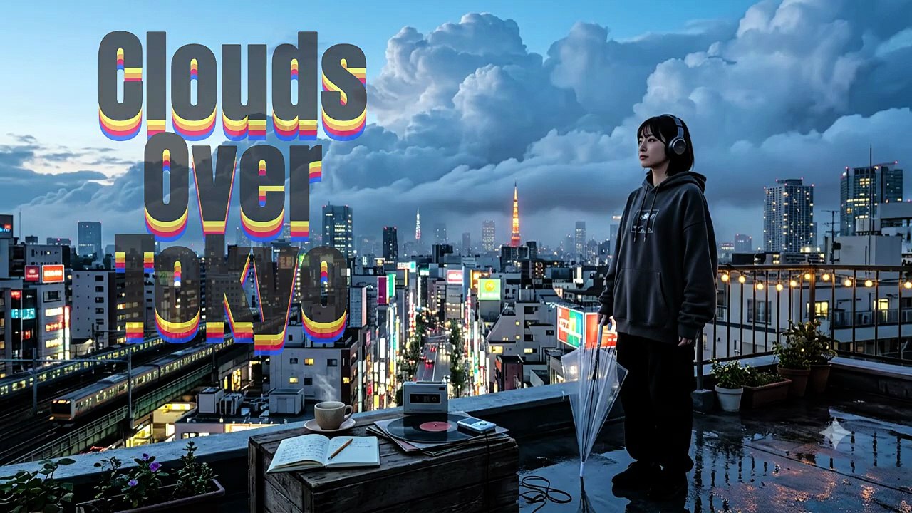 ☁️🌆 LO FI 🎧 Clouds Over Tokyo #lofi #lofihiphop #lofibeats #chillbeats #studymusic #focusmusic #cozy