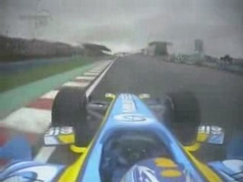 Fernando Alonso Hungary 2006 onboard lap