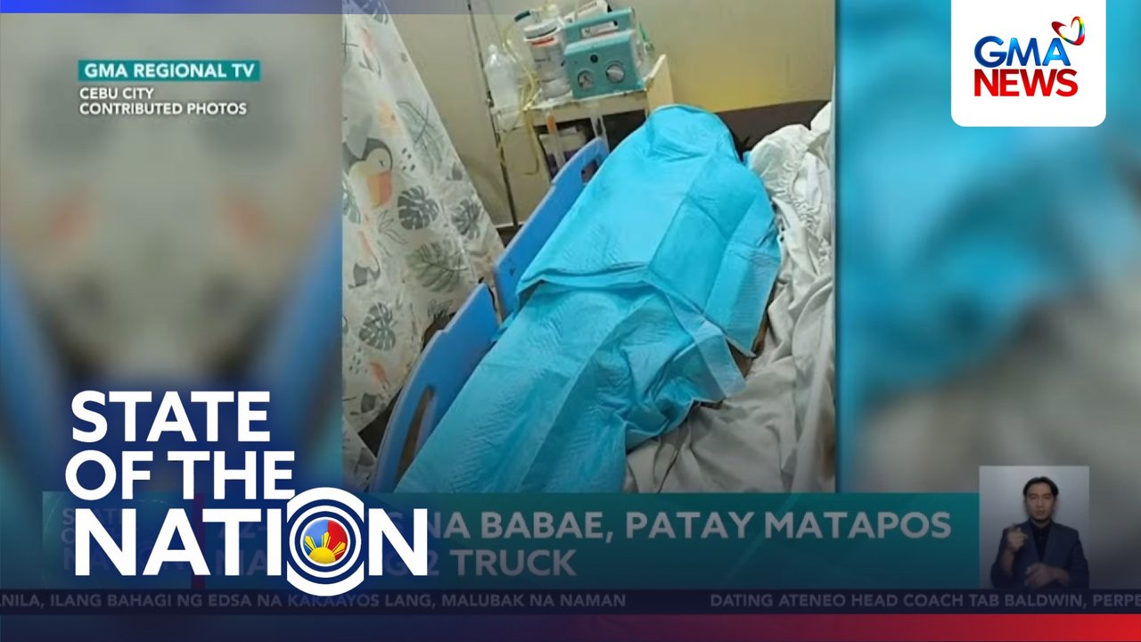 72-anyos na babae, patay matapos maipit ng 2 truck | SONA