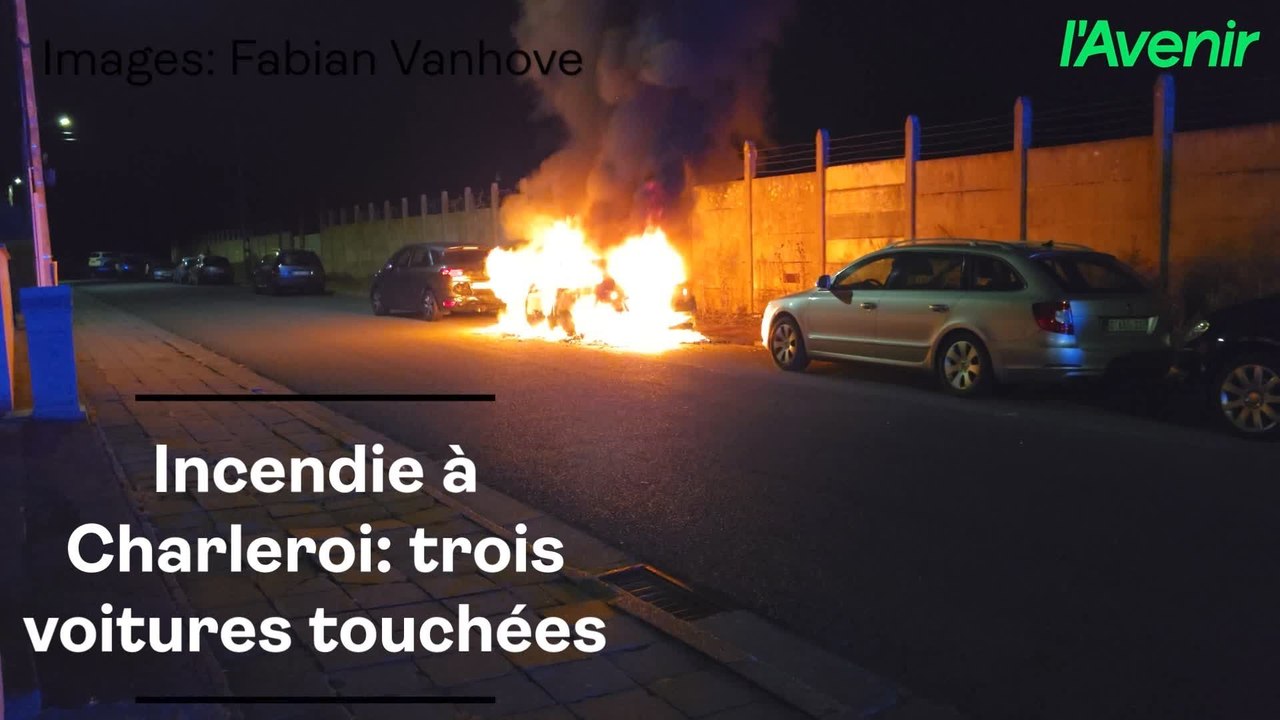 Incendie à Charleroi