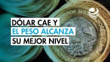 Peso mexicano toca su mejor nivel desde febrero ante el debilitamiento del dólar